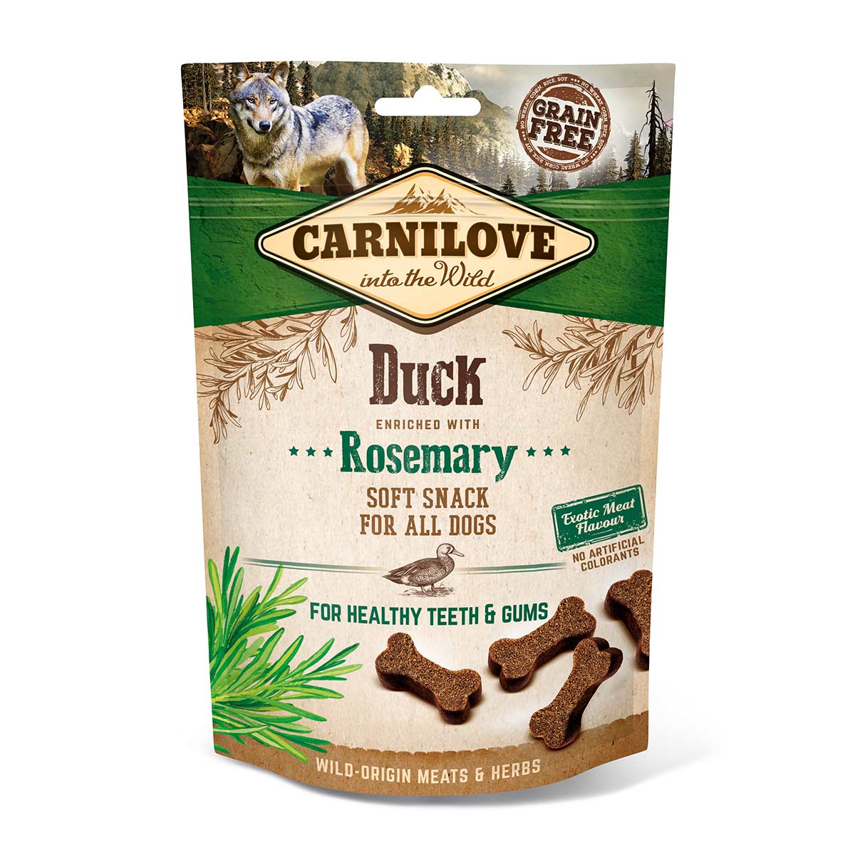 Carnilove Dog - Soft Snack - Duck with Rosemary 200g von Carnilove