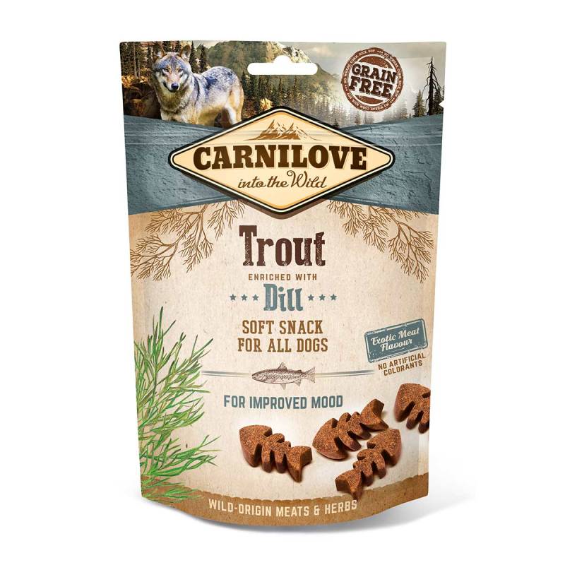 Carnilove Dog - Soft Snack - Trout with Dill 200g von Carnilove