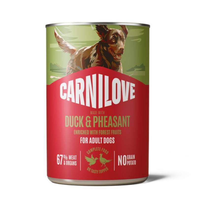 Carnilove Dog in Paté 6 x 400 g - Ente & Fasan von Carnilove