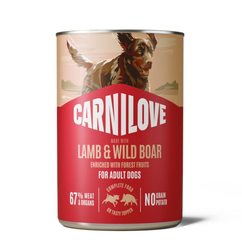 Carnilove Dog in Paté 6 x 400 g - Lamm & Wildschwein von Carnilove