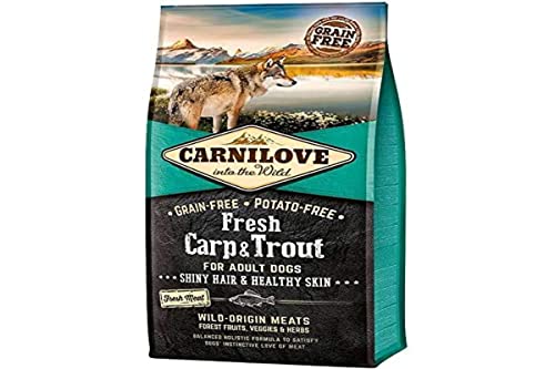 CARNILOVE Canine Adult Fresh CARPA TRUCHA Hair Skin 12KG von CARNILOVE
