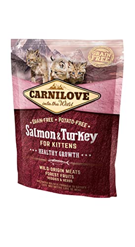 Carnilove Carnilove Lachs & Pute Kitten Growth Dehydriertes Katzenfutter 400kg - 400g von CARNILOVE
