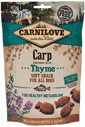 Carnilove Karpfen angereichert mit Thymian Soft Snack für alle Hunde von Carnilove