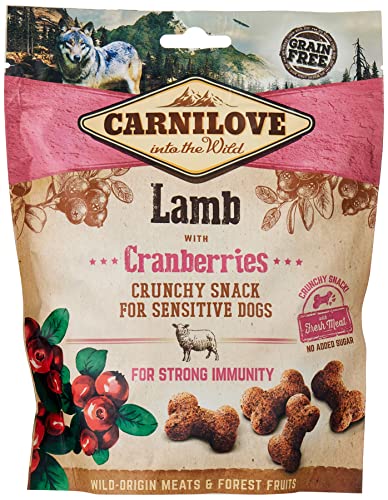CARNILOVE LAMM WITH Cranberries Knuspriger Snack für alle Hunde von CARNILOVE