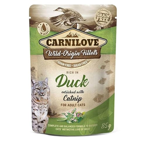 Carnilove Pouch Duck kattenvoer 24x85 gr von CARNILOVE