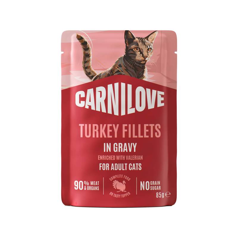 Carnilove Pouch Gravy Cat - Fasan mit Himbeerblättern verfeinert - 24 x 85 g Carnilove Pouch Gravy Cat - Fasan mit Himbeerblättern verfeinert - 24 x 85 g von Carnilove
