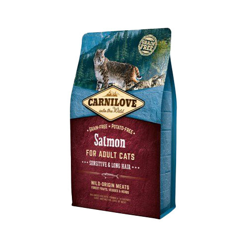 Carnilove Sensitive & Long Hair Katzenfutter - Lachs - 2 kg Carnilove Sensitive & Long Hair Katzenfutter - Lachs - 2 kg von Carnilove