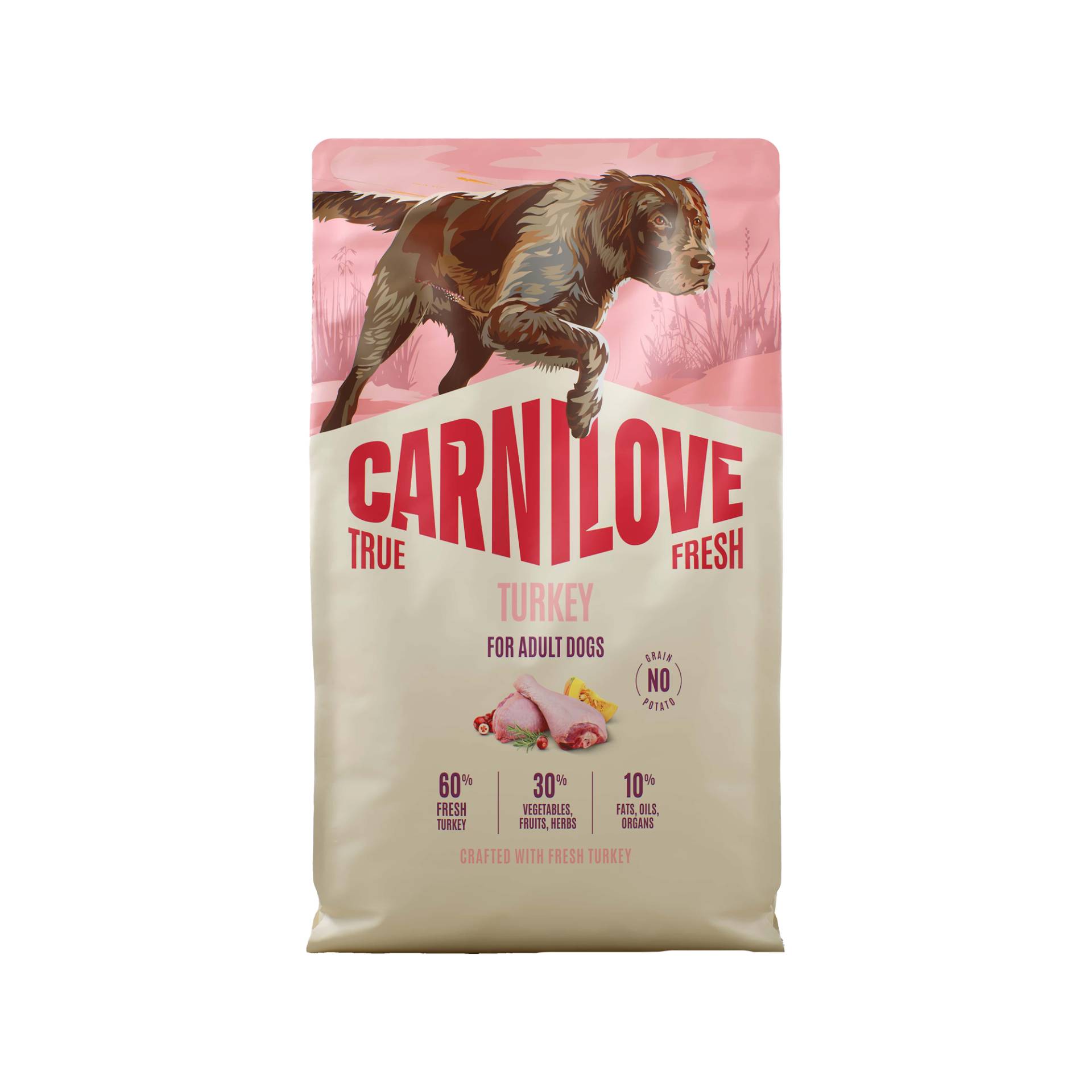 Carnilove True Fresh Dog - Rund - 2 x 4 kg von Carnilove