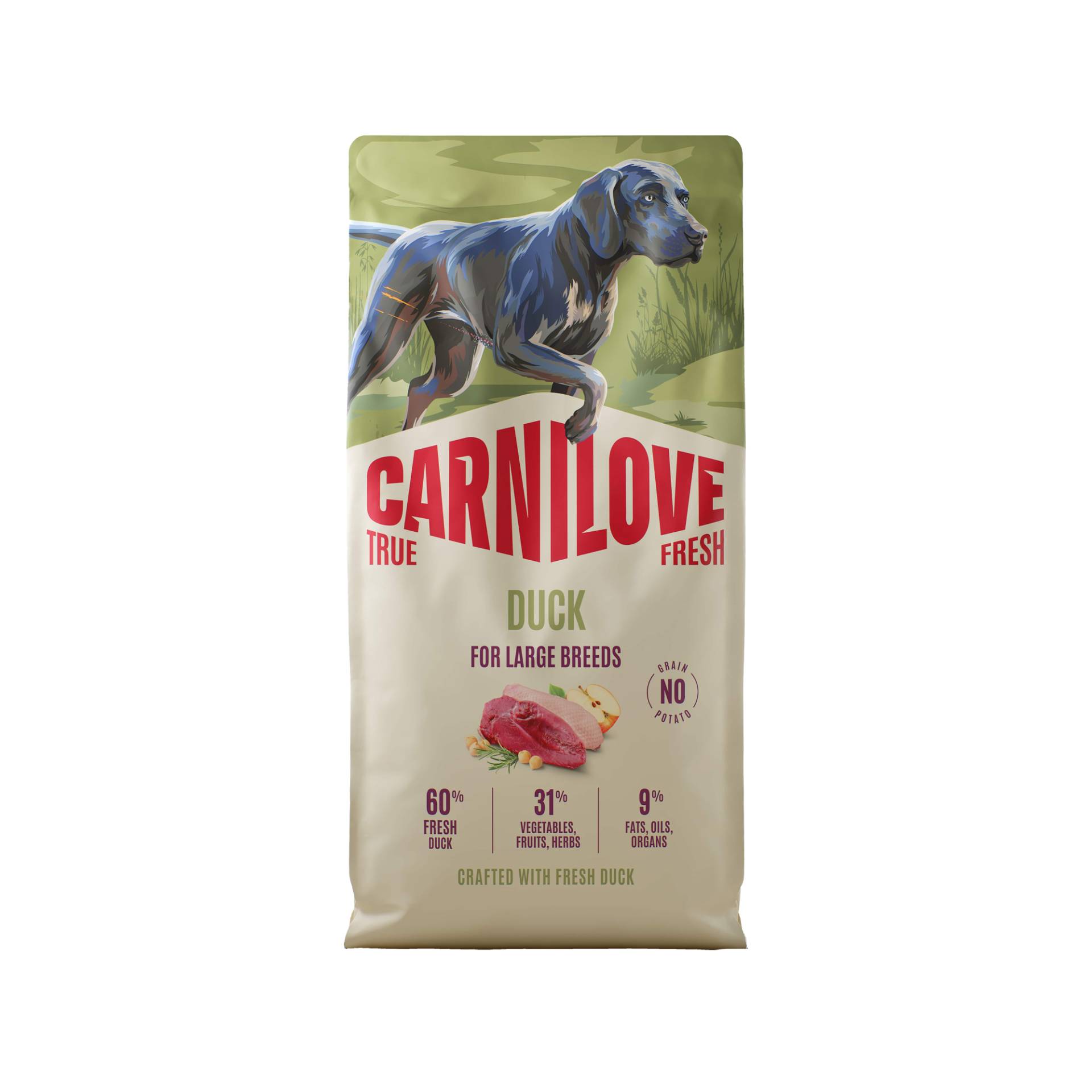 Carnilove True Fresh Large Breeds - Ente - 12 kg von Carnilove