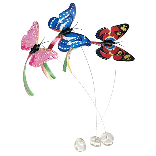 Caroline's Cats Fluttering Butterfly Katzenspielzeug Nachfüller, Ersatz Schmetterlinge, passend für alle Pfoten, Potaroma, andere Marken Caroline's Cats Fluttering Butterfly Katzenspielzeug Nachfüller, Ersatz Schmetterlinge, passend für alle Pfoten, Potaroma, andere Marken von Caroline's Cats