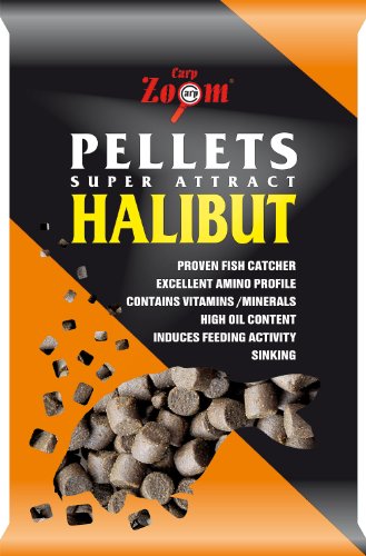 Carp Zoom Halibut Pellets 6mm Inh.800g Angelfutter Karpfen Wels Carp Zoom Halibut Pellets 6mm Inh.800g Angelfutter Karpfen Wels von Carp Zoom