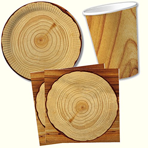 40-teiliges Party-Set * HOLZOPTIK * mit Pappteller + Servietten + Pappbecher + Deko für eine Sommer-Party | Teller Becher Dekoration Kinder Geburtstag Mottoparty Holz Baum Grillen Sommer Wald 40-teiliges Party-Set * HOLZOPTIK * mit Pappteller + Servietten + Pappbecher + Deko für eine Sommer-Party | Teller Becher Dekoration Kinder Geburtstag Mottoparty Holz Baum Grillen Sommer Wald von DH-Konzept