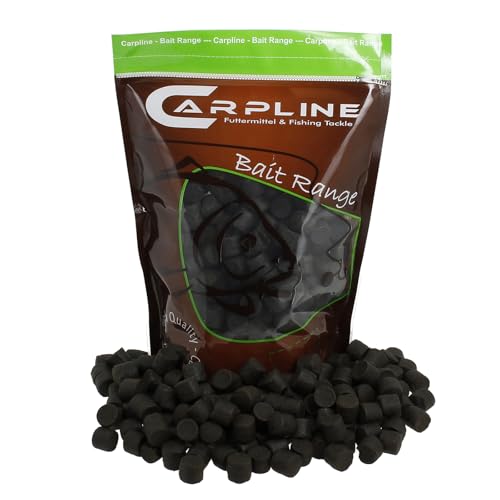 Carpline24 Bloody Halibut Pellets 20 kg 14 mm - Baits zum Anfüttern & Angeln von Karpfen, Futterpellets als Angelköder, Verschiedene Partikelgrößen von Carpline24