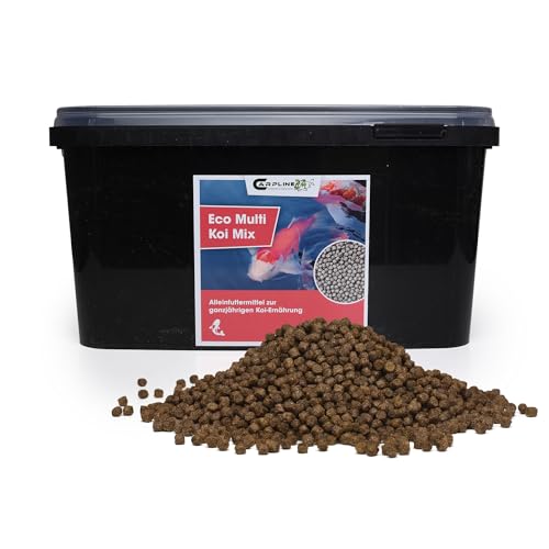 Carpline24 Eco Multi Koi Mix 2,5 kg 6 mm - Hochwertiges Koifutter mit Astaxanthin, Proteinreiches Fischfutter Farbenprächtige Teichfische Carpline24 Eco Multi Koi Mix 2,5 kg 6 mm - Hochwertiges Koifutter mit Astaxanthin, Proteinreiches Fischfutter Farbenprächtige Teichfische von Carpline24