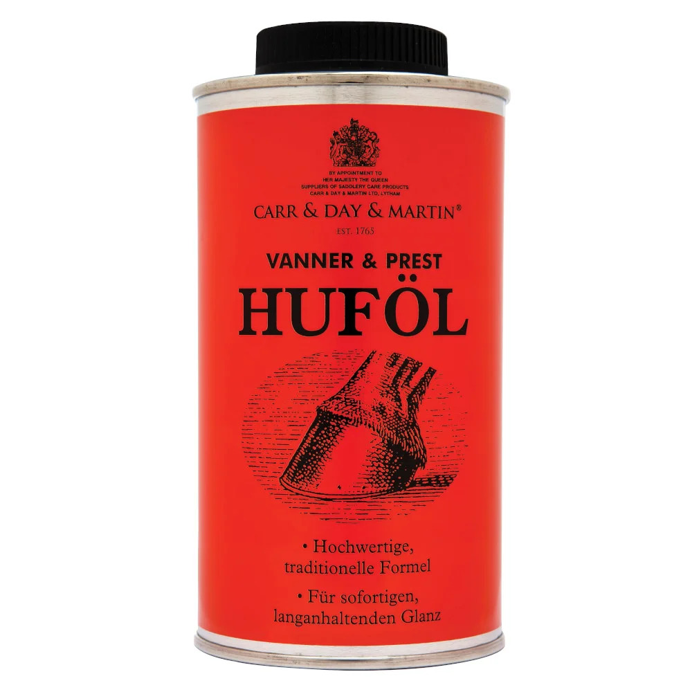 Carr & Day & Martin - Vanner & Prest Huföl 500ml glänzende und gesunde Hufe Carr & Day & Martin - Vanner & Prest Huföl 500ml glänzende und gesunde Hufe von Carr & Day & Martin