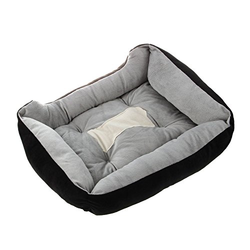 Carriere Extra GroßE Luxus Waschbar Haustier Hund Welpe Katze Bett Kissen Weiche WäRmer Korb Farbe: Schwarz GrößE: M Carriere Extra GroßE Luxus Waschbar Haustier Hund Welpe Katze Bett Kissen Weiche WäRmer Korb Farbe: Schwarz GrößE: M von Carriere