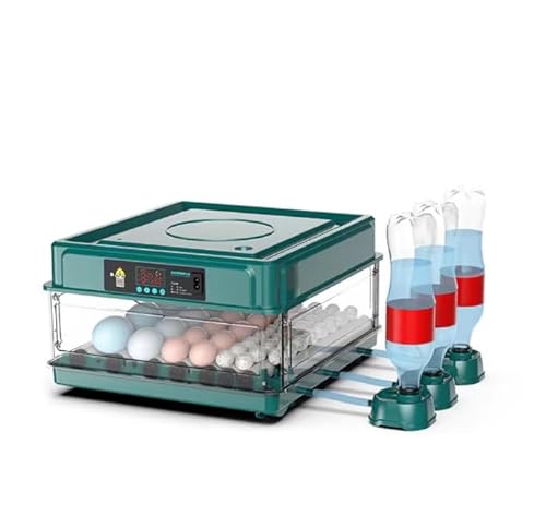 Brutautomat Vollautomatisch, Inkubator für 24-48 Eier mit Wendeautomatik, Befeuchtungsfunktion, Temperaturregelung, Brutmaschine Vollautomatisch für Hühnereier, Wachtel und Enteneier (36 Eier) von Carziyer