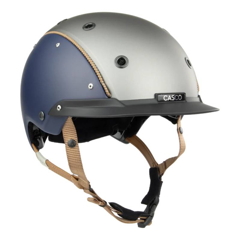 Casco Champ Regal Reithelm  Blau silber Matt, Gr. M (56-58 cm) von Casco