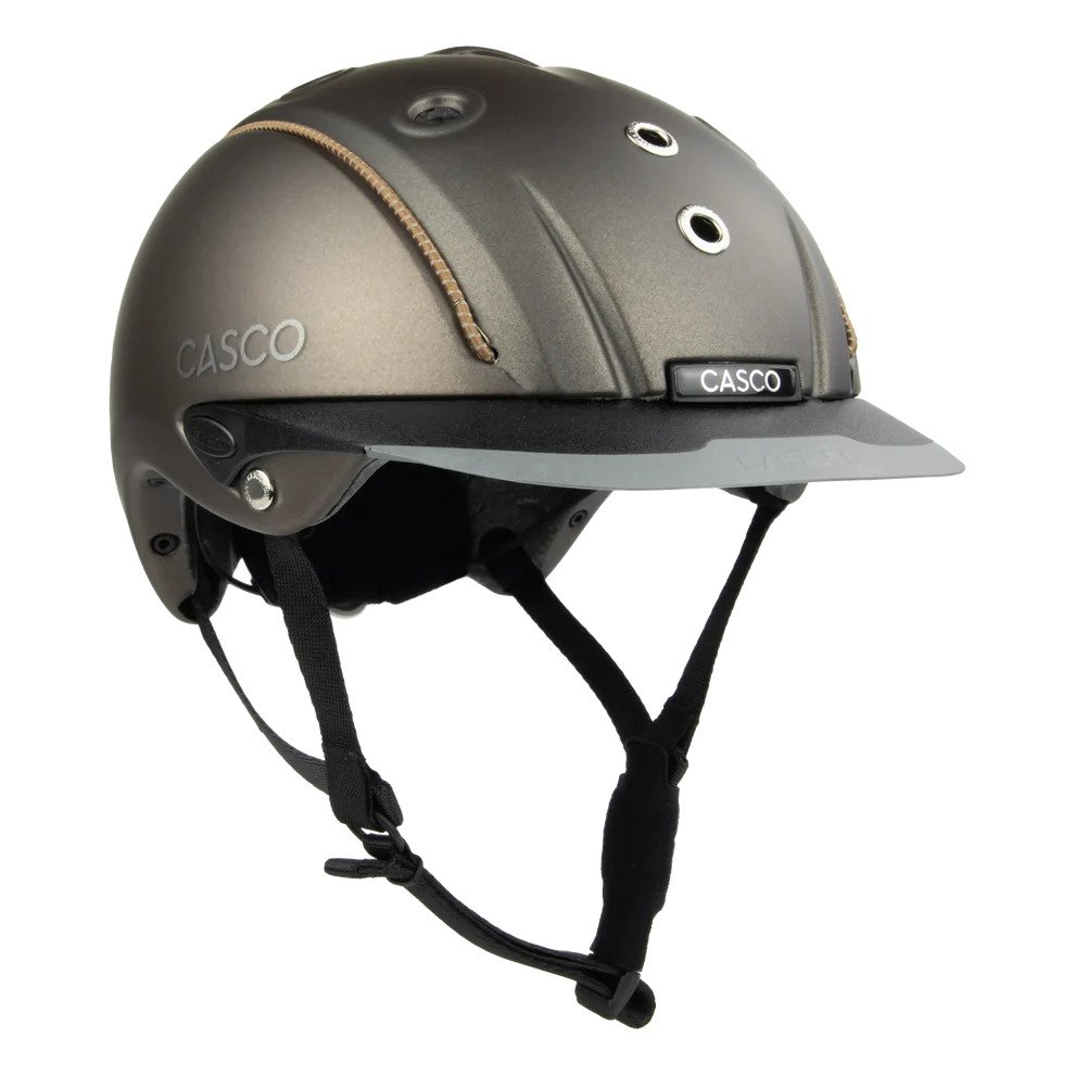 Casco Mistrall Prime Reithelm  Braun Matt, Gr. L (60-63 cm) von Casco
