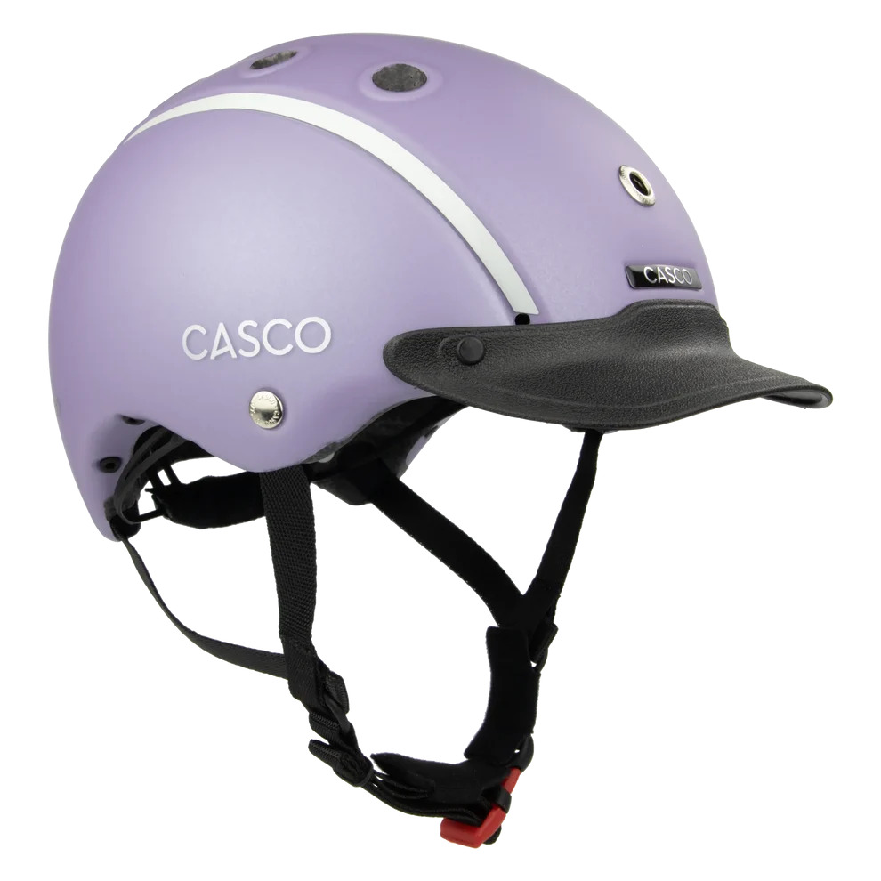 Casco Nori Princess Kinderreithelm Violett Matt, Gr. S (52-56 cm) von Casco