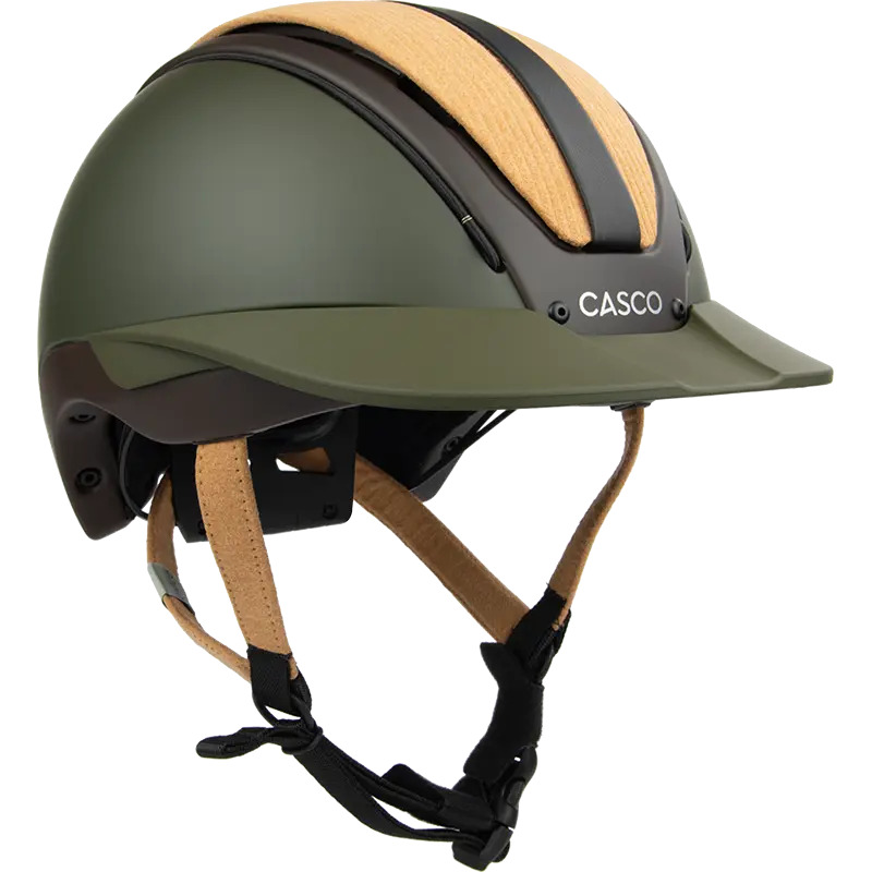 Casco Reithelm Duell One Cottage  Braun cord, Gr. S (51-54 cm) von Casco