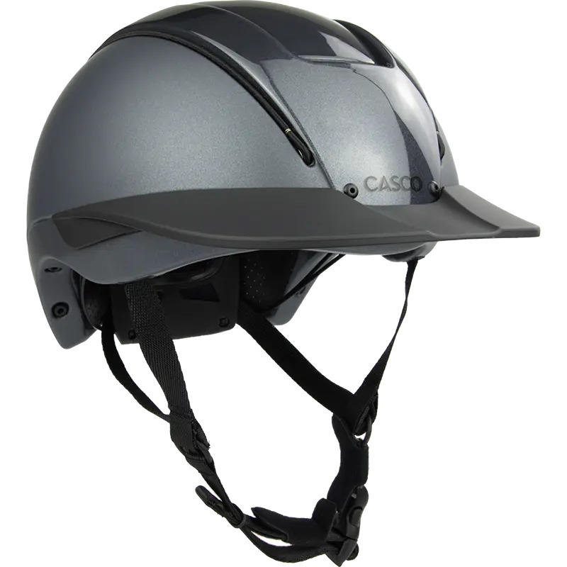 Casco Reithelm Duell Prime Gray Anthrazit, Gr. S (51-54 cm) von Casco