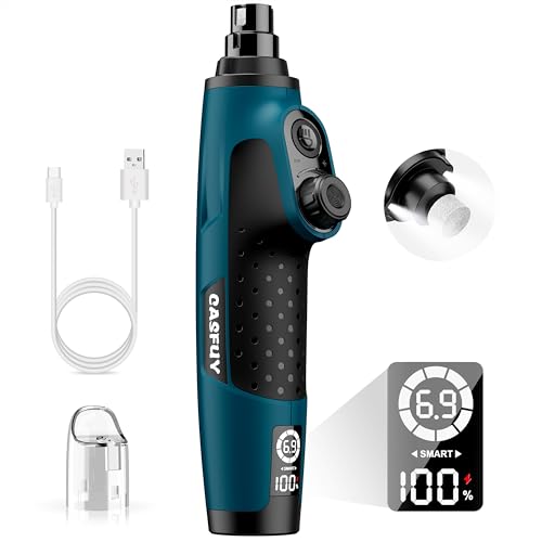 Casfuy Smarter Krallenschleifer für Hunde 6-Gang – 50% Mehr Leistung Krallenschleifer für Haustiere mit 2 LED-Leuchten, Superleise, Wiederaufladbare für Große, Mittelgroße und Kleine Hunde und Katzen Casfuy Smarter Krallenschleifer für Hunde 6-Gang – 50% Mehr Leistung Krallenschleifer für Haustiere mit 2 LED-Leuchten, Superleise, Wiederaufladbare für Große, Mittelgroße und Kleine Hunde und Katzen von Casfuy