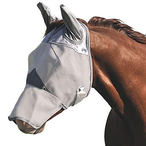 Cashel Crusader Pferd Fliegenmaske Lange Nase mit Ohren Arabisches/Kleines Pferd von Cashel