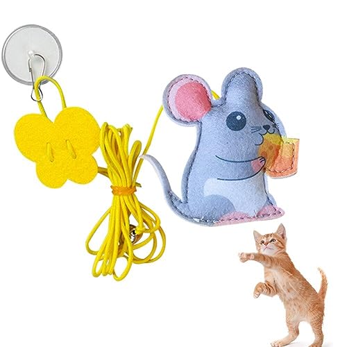 Casiler Hängende Katzenspielzeug Für Türschwingung Hängende Türspielzeug Interaktive Katzenspielzeug Für Innenkatzen Für Innenkatzen Spielen Verfolgungsjagd Übung von Casiler