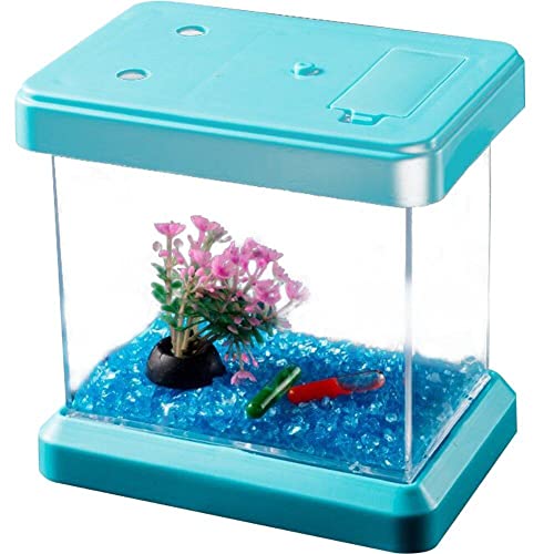 Mini Buntes Fischtank Kreatives Aquarium Fischspinnen Tank Kleine Reptilien Haustierkasten Home Dekoration Farbe Abnehmbar von Casiler