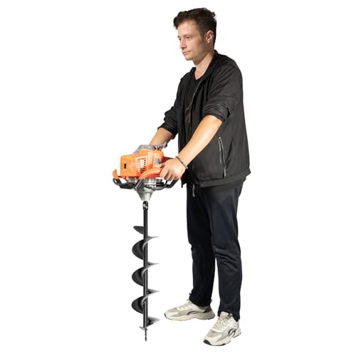 Caskunbsy 71 Cc 2-Takt-Benzin-Schneckenbagger mit 4„/6“/8“ Bohrer,Erdbohrer Pfahlbohrer Erdbohrgerät Erde, zum Schnellen Bohren in den Boden Schmutz Caskunbsy 71 Cc 2-Takt-Benzin-Schneckenbagger mit 4„/6“/8“ Bohrer,Erdbohrer Pfahlbohrer Erdbohrgerät Erde, zum Schnellen Bohren in den Boden Schmutz von Caskunbsy
