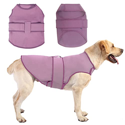 Caslfuca Hunde-Angstweste, beruhigende Jacke für kleine, mittelgroße und große Hunde, Hunde-Shirt, Wickel für drinnen und draußen, Feuerwerk, Donner, Reisen, Trennung von Caslfuca
