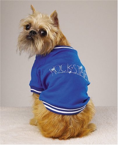 X-SMALL – Rock Star Doggy T-Shirt von Casual Canine
