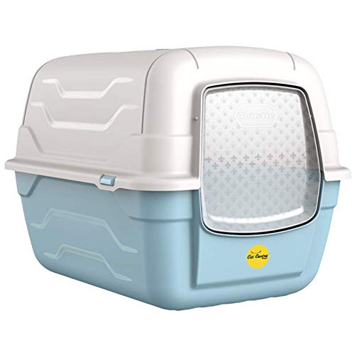 Cat Centre Katzenklo Mit Deckel Katzentoilette Mit Abdeckung Klapptür Mit Schaufel Und Kohlefilter Für Große Katzen Blau 38 x 37 x 49 cm Cat Centre Katzenklo Mit Deckel Katzentoilette Mit Abdeckung Klapptür Mit Schaufel Und Kohlefilter Für Große Katzen Blau 38 x 37 x 49 cm von Cat Centre