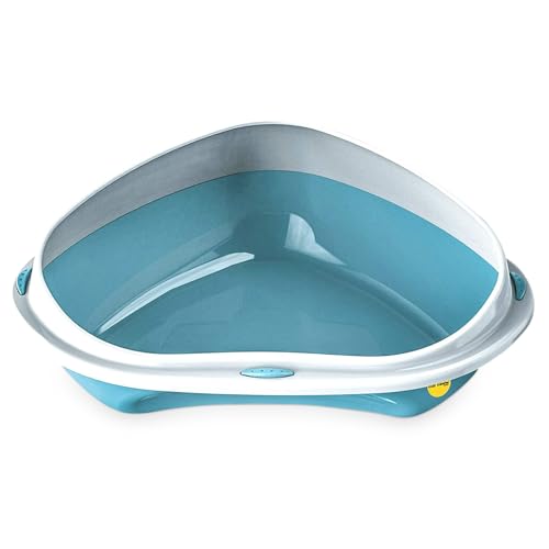 Cat Centre Katzenklo Offen Ecktoilette Für Katzen Eckkatzentoilette Katzentoilette Ohne Deckel Blau L 49 x 40 cm Cat Centre Katzenklo Offen Ecktoilette Für Katzen Eckkatzentoilette Katzentoilette Ohne Deckel Blau L 49 x 40 cm von Cat Centre