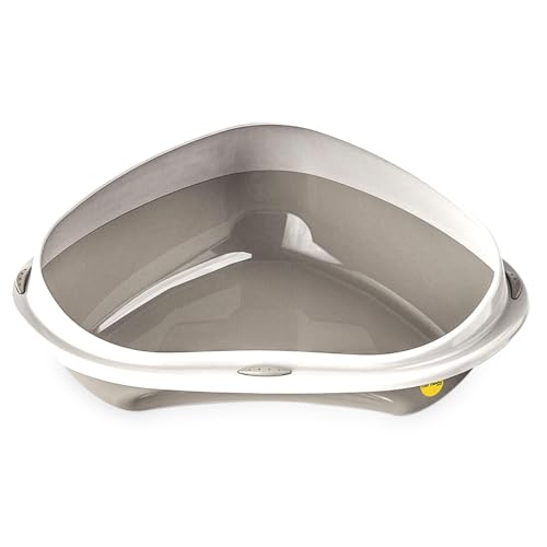 Cat Centre Katzenklo Offen Ecktoilette Für Katzen Eckkatzentoilette Katzentoilette Ohne Deckel Grau XL 58 x 48 cm Cat Centre Katzenklo Offen Ecktoilette Für Katzen Eckkatzentoilette Katzentoilette Ohne Deckel Grau XL 58 x 48 cm von Cat Centre