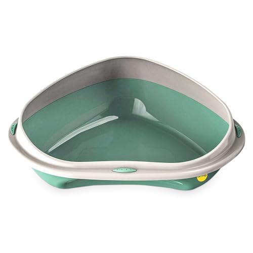 Cat Centre Katzenklo Offen Ecktoilette Für Katzen Eckkatzentoilette Katzentoilette Ohne Deckel Grün XL 58 x 48 cm Cat Centre Katzenklo Offen Ecktoilette Für Katzen Eckkatzentoilette Katzentoilette Ohne Deckel Grün XL 58 x 48 cm von Cat Centre