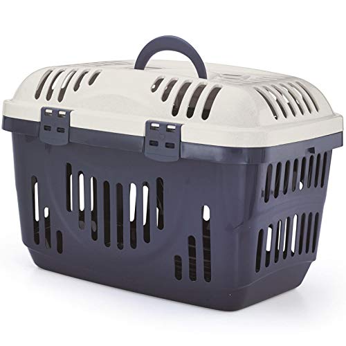 Cat Centre Transportbox Katze Open Top Katzentransportbox Katzenkorb Katzenbox Transportbehälter Grau Creme 49 x 34 x 32 cm Cat Centre Transportbox Katze Open Top Katzentransportbox Katzenkorb Katzenbox Transportbehälter Grau Creme 49 x 34 x 32 cm von Cat Centre