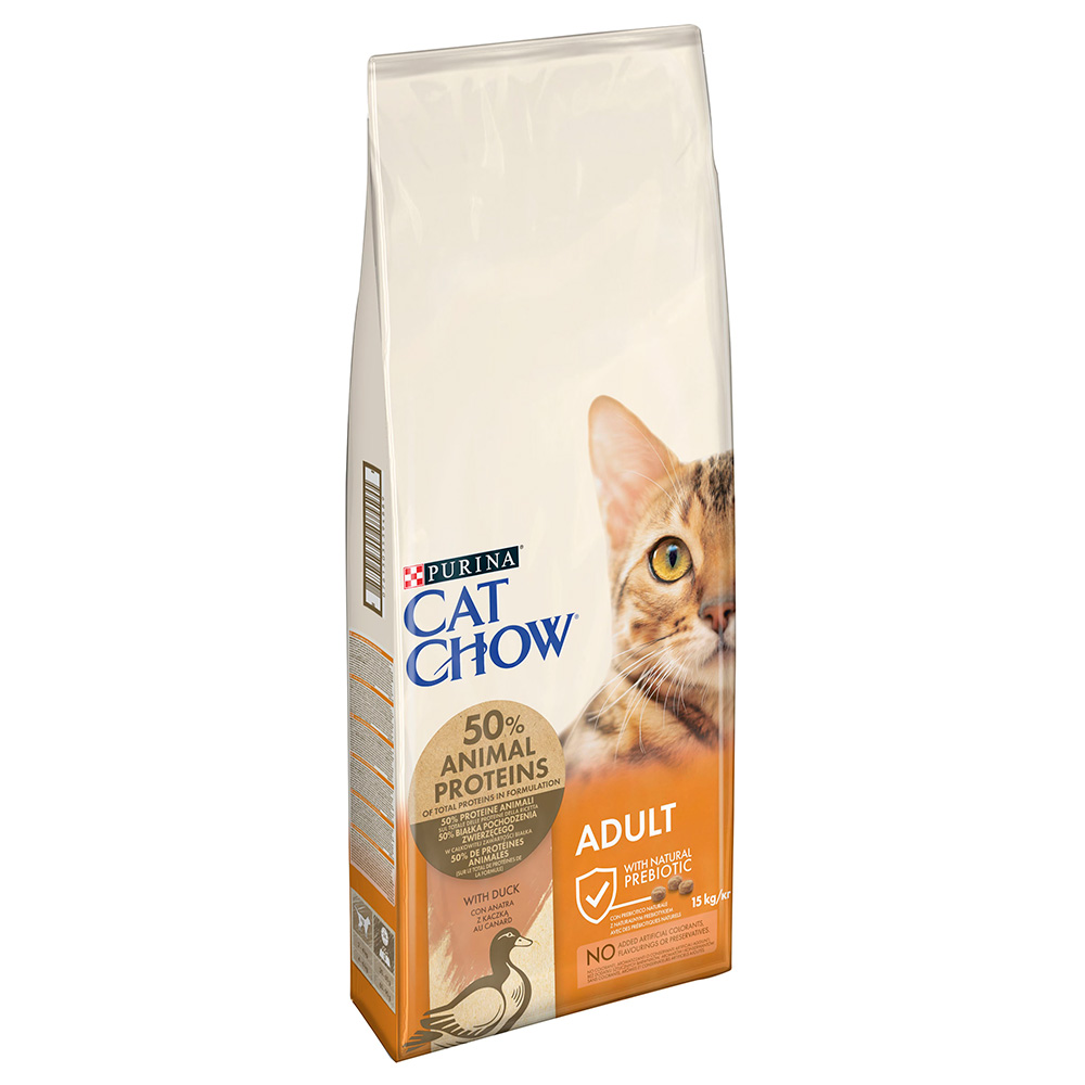 PURINA Cat Chow Adult Ente - Sparpaket: 2 x 15 kg von Cat Chow