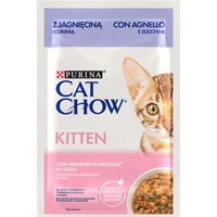 Sparpaket PURINA Cat Chow 52 x 85 g - Kitten Lamm & Zucchini von Cat Chow