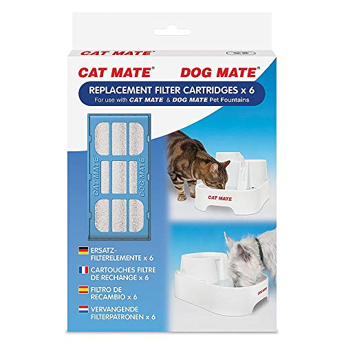 Ani-Mate Pet Fountain Replacement Filter Cartridges 6/Pkg-for Pet Fountain 00385 von Cat Mate