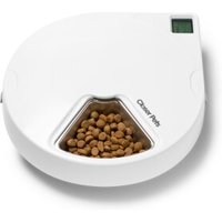 Cat Mate 5-Mahlzeiten-Futterautomat mit Edelstahlnapf-Einsätzen White(C500) von Cat Mate