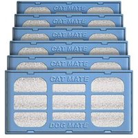 Cat Mate Ersatzfilter: Cat Mate und Dog Mate Trinkbrunnen für Haustiere (6er-Pack) (389) von Cat Mate