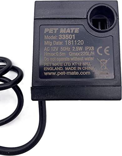 Cat Mate Ersatz Pumpe für Brunnen (Power Adapter Nicht im Lieferumfang enthalten) von Cat Mate