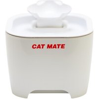 Cat Mate Trinkbrunnen mit zwei Ebenen für Haustiere, drei Liter — Weiß (410) von Cat Mate