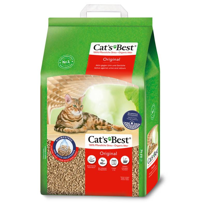 Cat's Best Original Katzenstreu - 20 l (ca. 8,6 kg) von Cat's Best