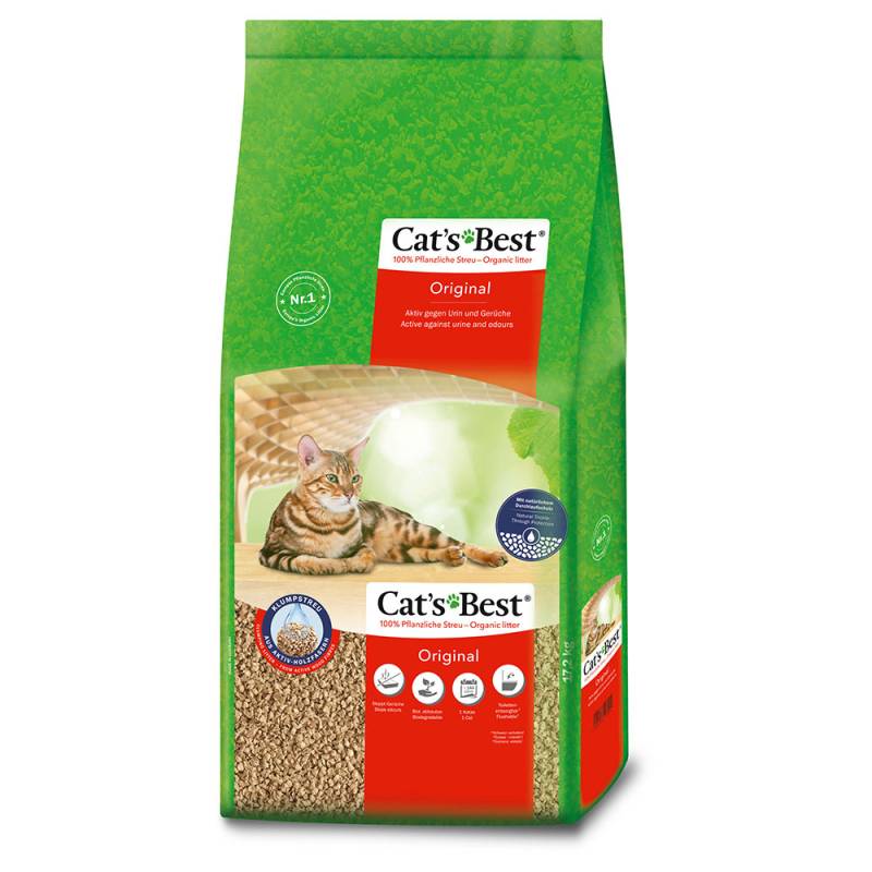 Cat's Best Original Katzenstreu - 40 l (ca. 17,2 kg) von Cat's Best