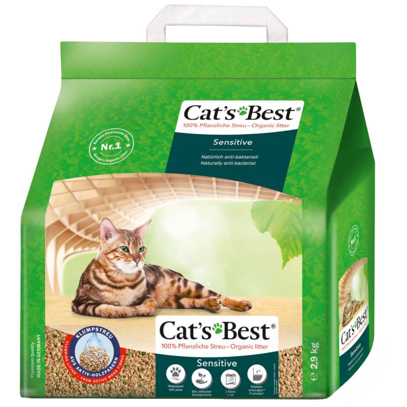 Cat's Best Sensitive Katzenstreu - 8 l (ca. 2,9 kg) von Cat's Best
