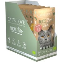 CAT'S LOVE Bio Nassfutter Katze Adult in Gelee Multipack 2 x 3 Sorten von Cat's Love