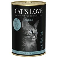 CAT'S LOVE Adult 6x400g Fisch pur von Cat's Love